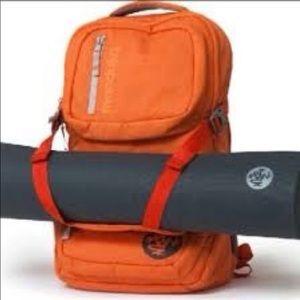MANDUKA ORANGE YOGA BACKPACK